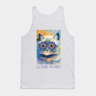 Cat with Daisy Eyes by Louis Wain Tank Top